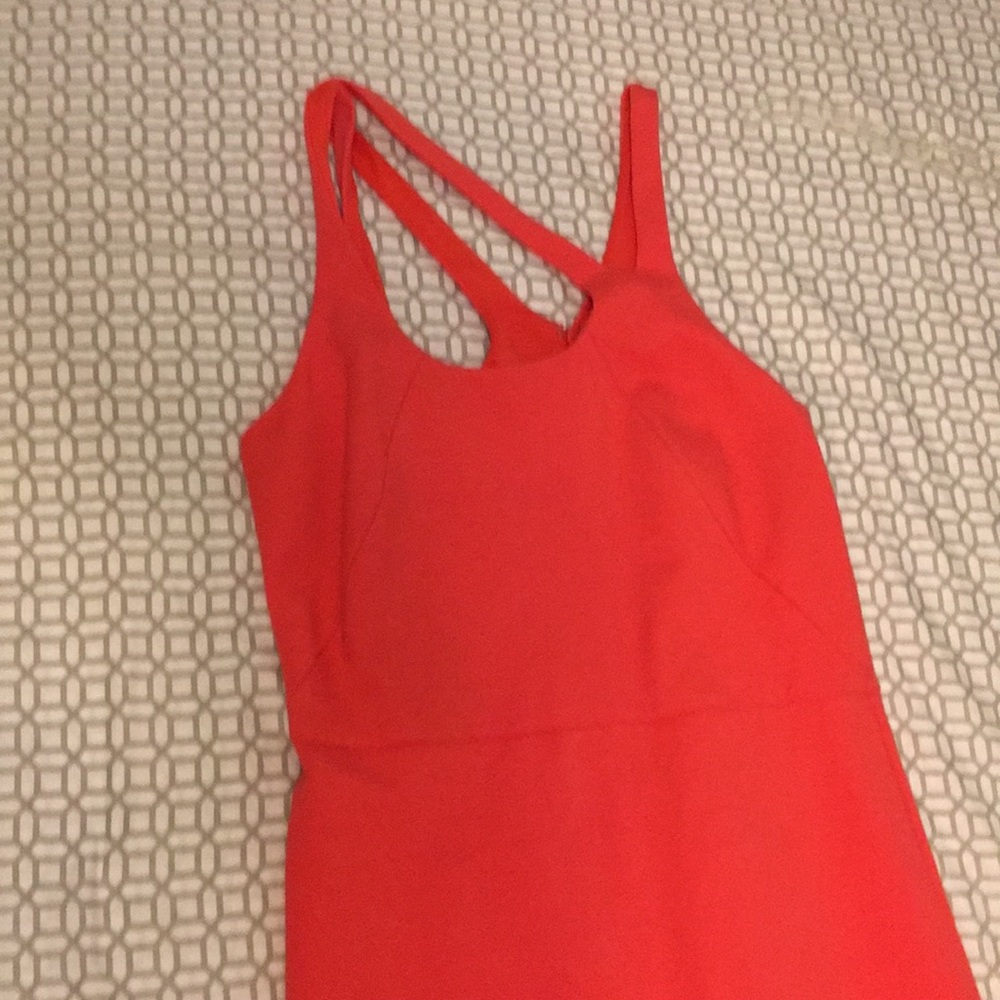 Halston Heritage dress. Size S. Color orange.